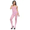 Sexy Pyjamas See through Fishnet lingerie underwear pantyhose Skinny Open Crotch jumpsuits sleepwear women Mesh Stockings clothes will and sandy gift