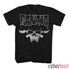 Homens camisetas Mens Camisetas Danzig Skull Afligido T-shirt Misfits Glenn Authentic Rock S-2XL