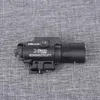 Tactical LED Light X400 Ultra Flashlight with Red Laser Sight Fit 20mm Rail