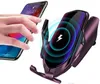 Wireless Charger For Smart Mobile Phone R2 10w Qi Wireless Car Charger Infrared Automatic Clamp Air Vent Car Holder Phone Holder292H