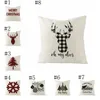 Kerst Kussensloop Cover European Plaid Cushion Cover Linnen Bank Sierkussen Covers Meubilair Kussensloop Cover Levert 20 Designs BT192