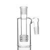 Cachimbo de água matriz de vidro Perc coletor de cinzas 14mm 18mm coletores grossos pyrex borbulhador transparente ashcatcher 45 90 graus