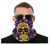 NCAA College LSU Tiger Seamless Neck Gaiter Shield Scarf Bandana Face Masks UV Protection for Motorcycle Cycling Riding Running Headbands