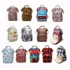 Nova girassol saco de fraldas Bullskull Flores Diaper Mochila Waterproof Canvas Diaper Múmia Bag Leopard Serape, Cow Hide, Aztec