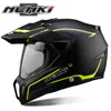 Nenki Black Motorcykelhjälm Motorcykel Full ansiktshjälm Motocross Mens Adventure Downhill DH Racing Casco Moto ECE1259Z