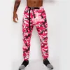 Oranje Camouflage Joggers Broek Mannen Mode Militaire Tactische Skinny Broek Sport Broek Harem Camo Pink Broek voor Mannen / Dames 200925