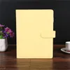 12 Colors Notepad A6 Notebook Binder Diary Handbook Shell Multi-function 6 Circle Ring Simple Portable Office Travel Record Book Cases