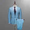 Herenpakken Blazers Wit Formeel Custom Bruiloft Tuxedo Casual Mannen Zakelijk Laatst Fashion Diner Prom 3 Pieces Blazer Vest Broek