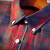 Plus Size Shirt Mannen Plaid Flanel Shirts Mens Casual Herfst Winter Spring Dikke Warme Fleece Katoen Lange Mouw Shirt 5XL Camisa Masculina