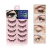 5 PairesPack Faux Cils Solide Naturel Noir Longue Croix Clairsemée Faux Cils Extensions Maquiagem Maquillage Tools8726493