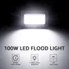 Floodlights UV 10W 20W 30W 50W 100W Vattentät svart ljusfest Neonbelysning COB Ultraviolett LED Flood Light för scenutrustning