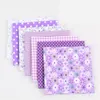 25*25 cm Square Cotton Cloth Small Floral Plain Weave Cloth Printed Cotton DIY Handmade Patchwork Needlework Home Decoration VT1481