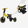Babyinnere faltbare Baby Balance Bike Kind Dreirad 5-in-1 Kinder Walker Kinderwagen Tragbare Kinder Fahrrad Dreirad 1-6 Y1