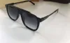 Moda srebrna czarna rama okulary przeciwsłoneczne szary soczewki gradientowe 0937 mężczyzn Square okulary przeciwsłoneczne okulary przeciwsłoneczne 0936 z pudełkiem