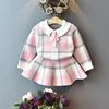 Meisjes kleding sets 2020 herfst winter prinses lange mouw tops + rok 2 stks gebreide outfit voor kinderkleding sets babykleding