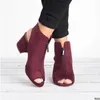 Nieuwe dames sandalen hoge hakken vrouwen lente zomer mode sexy casual vis mond sandalen plus size1