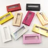 12 * 6cm Eyelash Packaging Box Lash boxar Förpackning Faux Mink Lashes Square Tom Eallyashes Case Pack J0800