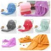 Suche czapki do włosów Mikrofibry Szybkie suche czapki Magiczne Chłonne Suchy Ręcznik do włosów Suszenie Turban Hat Hat Spa Caps T2I51318