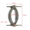 BDSM Bondage Zinc Alloy Labia Clamps Pussy Spreader StimulatorEasy Access to Clitoris and Vagina Massage Sex Toy For Women5247080