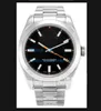 Luxury Watch 40MM BP Automatic 2813 Movement 116400 Black Blue Dial Stainless Steel Bracelet Fashion Wristwatches