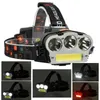 XM-L T6 Headlamp Headlamp Power Bank 7800mAh Head Latarka Lampa Biały Czerwony Kolor Akumulator 18650 Reflektor baterii do kempingu