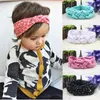 5 colors Baby Kids Knot Headbands Braided Headwrap Polka Dot Cross Knot Baby Turban Tie Knot Head wrap Children's Hair Accessories