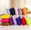 Housse de coussin de couleur unie Simple couleurs de bonbons jeter taie d'oreiller pour canapé taie d'oreiller décorative pour la maison housse de coussin de siège de voiture 50x50CM