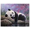 DIY elmas boyama çapraz dikiş kitleri hayvanlar elmas nakış güzel panda rhinestone tam matkap mozaik desen8429617