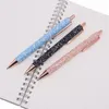 20 pcs King of stylos à bille Boutique 1.0mm Glitter sequin cristal stylo Trois couleurs en option Étudiant papeterie bureau Écriture