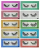 Mink ögonfransar grossistfransar 10 stil 3d mink fransar naturlig med lash box i bulk makeup eyelash förlängning leveranser