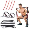 Portable Pilates Bar Resistance Band Yoga Pilates Stick Hem Gym Yoga Träning Fitness Bar With Workout Equipment Training Kit3707399