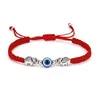 Nouveau bleu mauvais oeil Charm bracelets tressés corde Chaînes pour les femmes hommes tortue éléphant Hamsa charme de la main rouge cordes Bangle bijoux à la mode