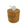 Ronde Rotan Tissue Doos Wijnstok Rolhouder Toiletpapier Cover Dispenser Voor Barthroom Home el En Office330h