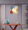 Moderne macaron kleur acryl puzzel hanglampen studeren balkon homestay kroonluchter verlichting slaapkamer nachtkastje hanglampen