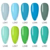 Nail Art Kit Senalay UV Gel Polish Set Kit Semi Permanent Soak Off Base Top Coat Hybrid Lackes for Manicure