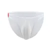 Sexy Mens Briefs Soft Breathable Silk Underwear Hips Up Transparent Jockstrap Colorful Underpanst Penis Pouch Sexy Panties13050