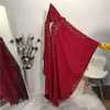 Siskakia Rhinestone Pearl Bat Rękaw Abaya Sukienka Outsize 2020 Nowy Islamski Dubai Arabian Muzułmańskie Suknie Szlafroki Eid