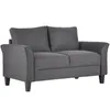 Stock USA Consegna in 3-5 giorni U_STYLE Set di divani da 3 pezzi in misto poliestere Set da soggiorno Mobili da soggiorno WY000036EAA