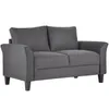 Amerikaanse voorraad 3-5 dagen levering u_style polyester-blend 3 stuks sofa set woonkamer set woonkamer meubels WY00007AAA