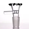 Other Smoking Accessories handle bowl and small honeycomb glass for water pipes 18mm 14mm male joint bongs bubbler