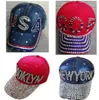 5 tipi Trump Ponytail Ball Cap Cappello USA Campagna elettorale Cappello Cowboy Diamond Cap Snapback regolabile Donna Denim Diamond Hat EEA1991