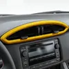 Alcantara – cadre de panneau de sortie d'air de commande centrale de voiture, couverture ABS, autocollant automatique pour Subaru BRZ Toyota 86 2013 – 2020, accessoires