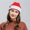 Chapeau en peluche tricoté de Noël Automne Hiver Santa Woolly Caps Rouge Halloween Cadeau créatif Ornements Décoration Casquette de Noël DDA416