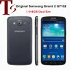 Refurbished Unlocked Original Samsung Galaxy Grand 2 G7102 Quad Core 1.5GB RAM 8GB ROM 8MP Camera 3G WCDMA Dual sim Phone