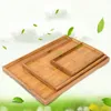 Rectangle Natural Bamboo Serving Tray Tea Cutlery Trays Storage Pallet Fruit Plate Decoration Food Wooden Rectangular 6 Size CY BH6849497