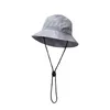 Stone Pirates 19ss Полихромная металлическая нейлоновая шляпа от солнца с плоским верхом Светоотражающая плиссированная стираная ткань 7507152
