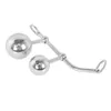 Anal Sex Toy Female Anal Vagina Double Ball Anal Plug In Steel Belt Rope Hook Butt Plug For Women Locking Belt Y2004227527553