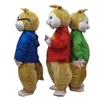 2019 Factory Outlets Alvin en de Chipmunks mascottekostuum Alvin mascottekostuum 268u