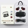 DT-6 Färgglada TWS-hörlurar True Wireless Stereo-hörlurar Bluetooth V5.0 Running Earbuds Touch Control med laddningsboxen för Android iOS