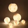 Moderne LED Maan Opknoping Lights Loft Kroonluchter Slaapkamer Hangarmaturen Nordic Verlichtingsarmaturen Woonkamer Hanglampen